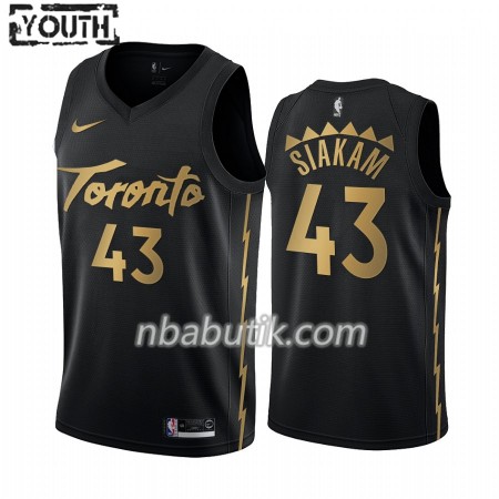 NBA Børn Trøje Toronto Raptors Pascal Siakam 43 Nike 2019-20 City Edition Swingman NBA Børn Trøje Toronto Raptors Pascal Siakam 43 Nike 2019-20 City Edition Swingman